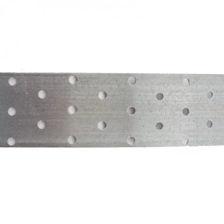 Лента перфорированная монтажная 2 мм LM 5см х10м отверстие 4,5–5мм цинк Россия Сибртех 46583 купить в Сургуте