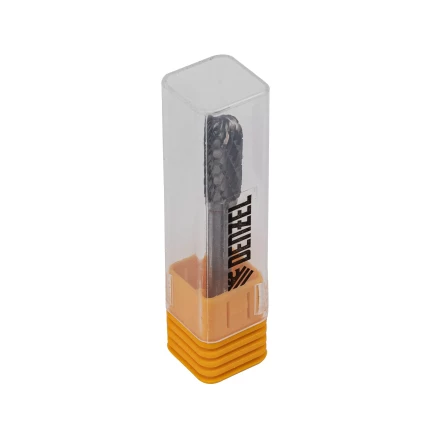 Борфреза по металлу твердосплавная, цилиндрическая закругленная, тип-С, 10 мм// Denzel 72017 купить в Сургуте