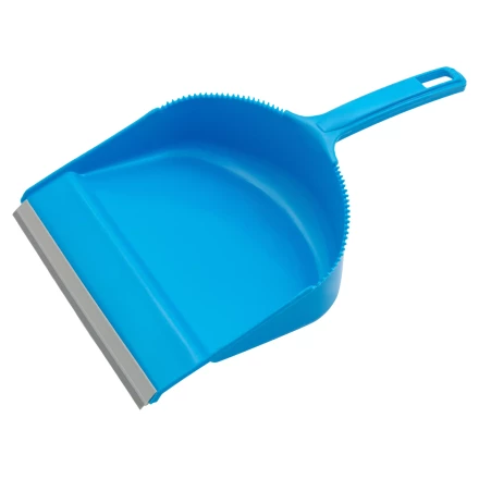 Набор: совок с кромкой 330 x 225 мм и щетка-сметка 285 мм, голубой, Home Palisad 933105 купить в Сургуте