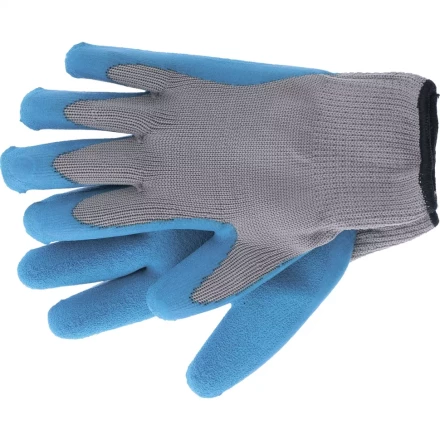 Перчатка двойная утеплённая латексное рельефное покрытие 127 г Сибртех артикул 68611 купить в Сургуте