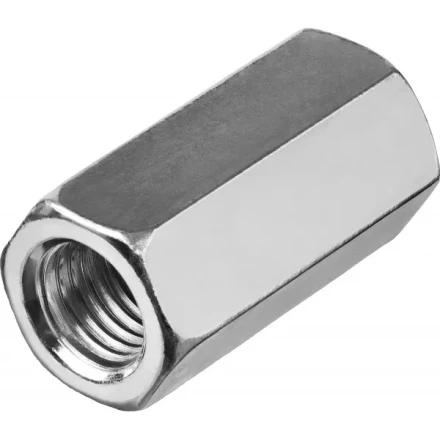 Гайка DIN 6334 переходная, M8, 3 шт, оцинкованная, ЗУБР 303756-08 купить в Сургуте