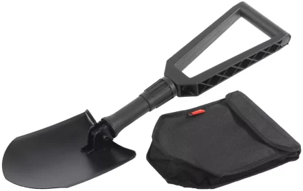 Лопата GRINDA складная, туристическая, в чехле, фиберглассовая рукоятка, 240 / 590 мм 8-421826_z01 купить в Сургуте