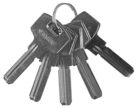 Заготовка ключа ЗУБР &quot;ЭКСПЕРТ&quot; для цилиндровых механизмов, компьютерный тип, 5 шт. 52196_z01 купить в Сургуте