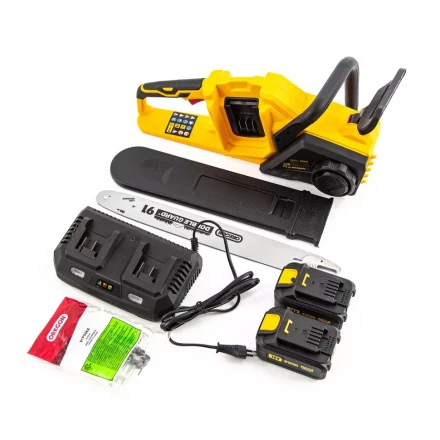 Цепная пила аккумуляторная бесщеточная RCS400-36, Li-ion, 36 В, 4 Ач, шина 400 мм Denzel 58610 купить в Сургуте