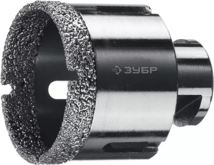 ЗУБР АВК, d 55 мм, (М14, 15 мм кромка), вакуумная алмазная коронка, Профессионал (29865-55) купить в Сургуте