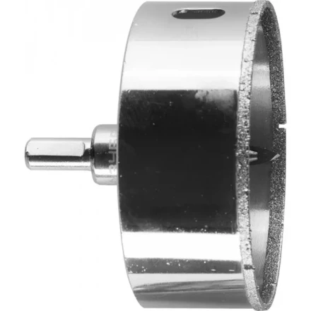 Коронка ЗУБР алмазная в сборе по кафелю, керамике с центрирующим сверлом и имбусовым ключом, зерно 60, 90мм 29850-90 купить в Сургуте