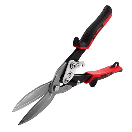 Ножницы по металлу Matrix 78328, удлиненные, 290 мм, прямой рез, CrMo, двухкомпонентные обрезиненные рукоятки, PRO купить в Сургуте