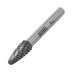Борфреза по металлу твердосплавная, параболическая, тип-F, 8 мм// Denzel 72042 купить в Сургуте
