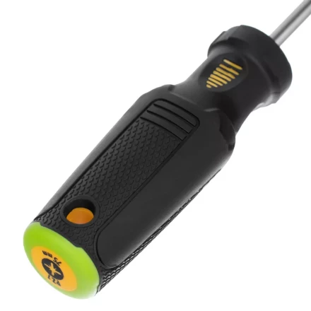 Отвертка PZ1x75 мм, CrV, трехкомпонентная рукоятка Denzel 12205 купить в Сургуте