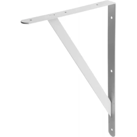 Уголок-кронштейн STAYER &quot;MASTER&quot;, усиленный, 400х280х30х4мм, белый 37423-1 купить в Сургуте