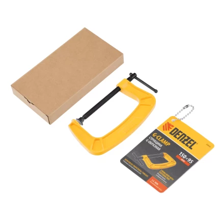 Струбцина G-образная Denzel, усиленная, 150 мм 20645 купить в Сургуте