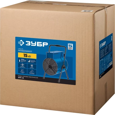 Пушка тепловая круглый корпус ЗТП-15 серия ПРОФЕССИОНАЛ купить в Сургуте