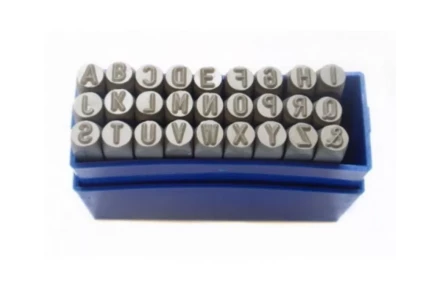 Клеймо буквенное 4мм латиница купить в Сургуте