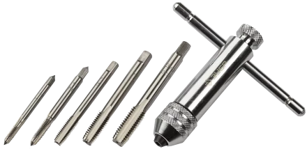 Набор резьбонарезного инструмента на карточке серия МАСТЕР купить в Сургуте