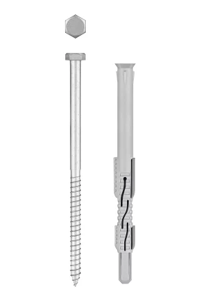 ЗУБР ФД-П 10 x 160 мм, фасадный дюбель, нейлон/цинк, 50 шт (301475-160) купить в Сургуте