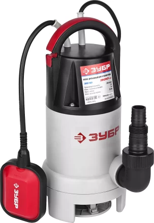 Насос ЗУБР погружной для грязной воды, 900 Вт, пропускная способность 250 л/мин, напор 8,5 м ЗНПГ-900 купить в Сургуте