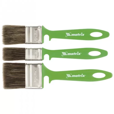 Набор кистей Работы по дереву 25 мм 35 мм 50 мм Color Line пластик Matrix 83379 купить в Сургуте