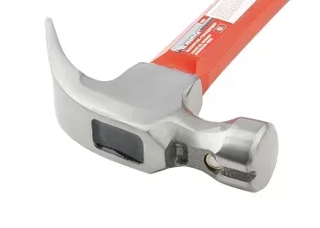 Молоток-гвоздодер мини боек с магнитом фибергласовая двухкомпонентная рукоятка 250г Matrix 10443 купить в Сургуте