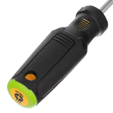 Отвертка PZ2x100 мм, CrV, трехкомпонентная рукоятка Denzel 12207 купить в Сургуте