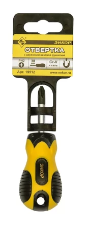 Отвертка PH2х38 мм Энкор 19512 купить в Сургуте