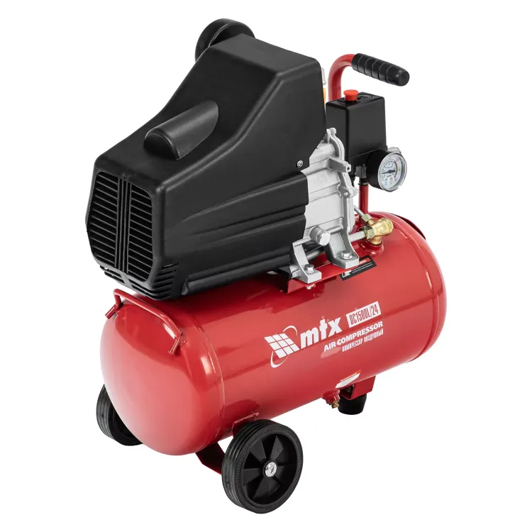 Компрессор воздушный MTX DC1500L/24, 1,5 кВт, 24 л, 210 л/мин 58017 купить в Сургуте