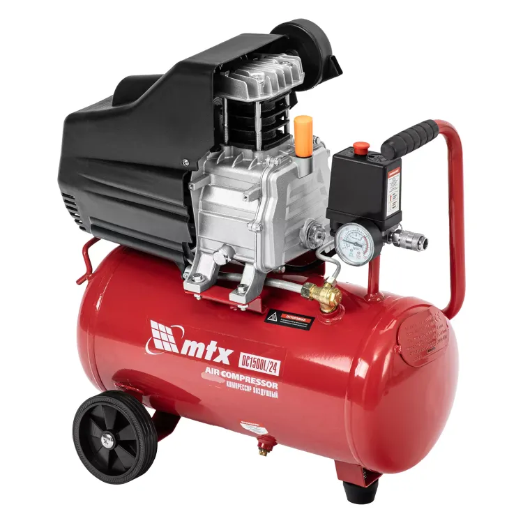 Компрессор воздушный MTX DC1500L/24, 1,5 кВт, 24 л, 210 л/мин 58017 купить в Сургуте