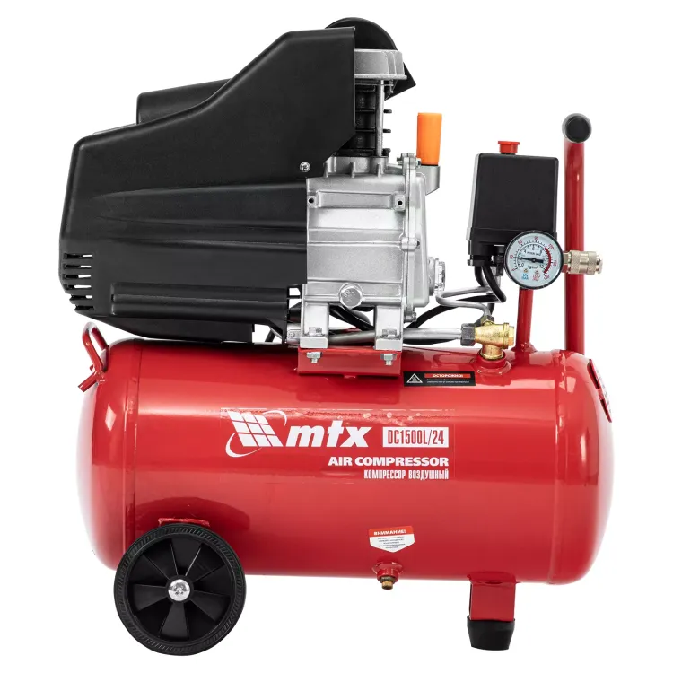 Компрессор воздушный MTX DC1500L/24, 1,5 кВт, 24 л, 210 л/мин 58017 купить в Сургуте