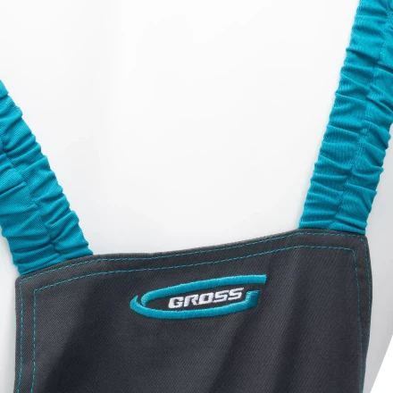 Полукомбинезон профессиональный рабочий Gross 90444, 97% хлопок 3% спандекс, XL купить в Сургуте