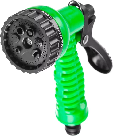 Набор поливочный РОСТОК: Распылитель пистолетный 7 поз., 2 соединителя 3/4&quot;, адаптер внешний 427369 купить в Сургуте