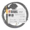 Шнур сетевой Denzel Energy Series, ПВС, 1,5 м, 3 x 1 мм, с неразборной вилкой, черный, 3 м, 37663 купить в Сургуте