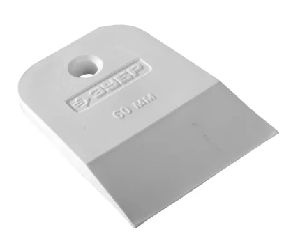 Шпатель ЗУБР &quot;МАСТЕР&quot; резиновый, белый, 1шт, 60мм 1016-60_z01 купить в Сургуте