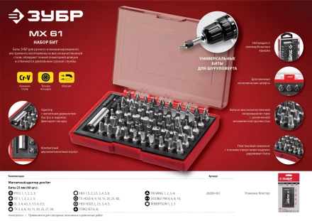 Набор бит серия МАСТЕР купить в Сургуте