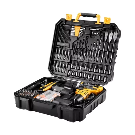 Дрель аккумуляторная DEKO DKCD12FU-Li, 063-4139 + набор 193 аксессуара купить в Сургуте