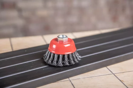 Кордщетка HAMMER чаша 85мм для УШМ витая сталь (207-106) купить в Сургуте