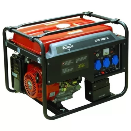 Бензогенератор Elitech БЭС 5000 Е купить в Сургуте