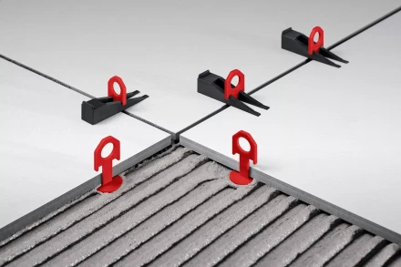 ЗУБР СВП, комплект: 1,0 мм, зажим + клин, 50 + 50 шт, система выравнивания плитки (33831-H50) купить в Сургуте