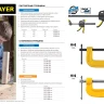 Струбцина STAYER, тип "F", DIN 5117, двухкомпонентная ручка, профилированная закаленная рейка, 120х1000мм 32095-120-1000 купить в Сургуте