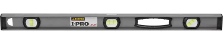 Уровень STAYER &quot;PROFESSIONAL&quot; I-PROLevel, усилен рельс с ручками, утолщен особопрочн профиль, точность 1мм/м, 3 ампулы, 80см 3477-080 купить в Сургуте