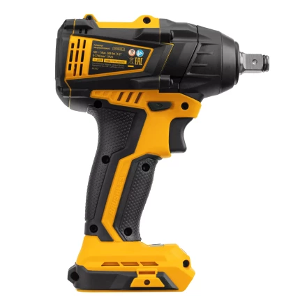 Гайковерт ударный аккумуляторный бесщеточный Denzel 26502 CIW-IB-300-0, Li-ion, 18В, 300Нм купить в Сургуте