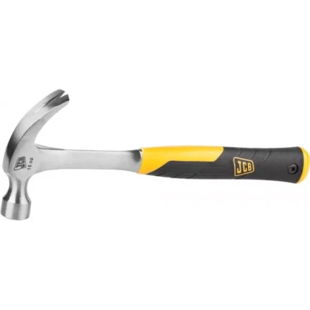 Молоток-гвоздодер JCB цельнокованый, двухкомпонентная виброгасящая рукоятка, 450г JHM003 купить в Сургуте