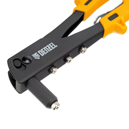 Заклепочник ручной Denzel, 255 мм, заклепки 2,4-3,2-4,0-4,8 мм, 40440 купить в Сургуте