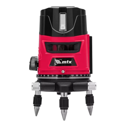 Лазерный уровень MTX CRL-30R, 30 м, красный луч, батарейки, резьба 5/8&quot; 35034 купить в Сургуте