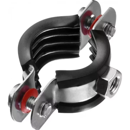 Хомут трубный с гайкой, оцинкованный, 3/4&quot;, 9шт, ЗУБР Мастер 37850-25-29 37850-25-29 купить в Сургуте