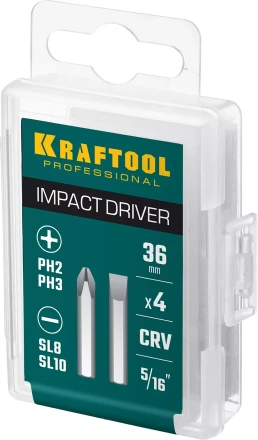 Биты для ударно-поворотных отверток KRAFTOOL 25551 купить в Сургуте