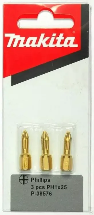 Биты Makita PH1 25мм 3шт, алмазные (P-38576) купить в Сургуте