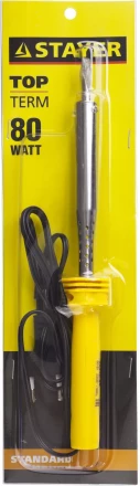 Паяльник STAYER &quot;STANDARD&quot; с пластмассовой рукояткой и долговечным жалом, 80 Вт, клин 55330-80 купить в Сургуте