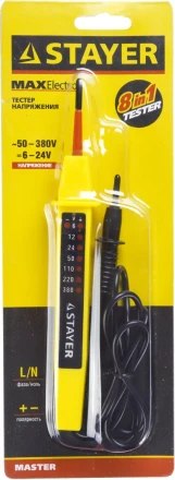 Тестер напряжения STAYER &quot;МASTER&quot;, 6-380В, 180мм 45284 купить в Сургуте
