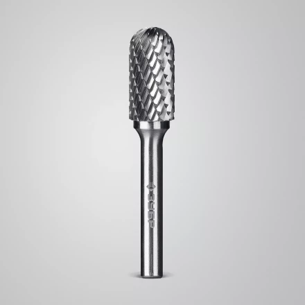 Зубр Твердосплавная борфреза C - цилиндр со сферическим концом, 12 х 25 мм (28802-12-25) купить в Сургуте
