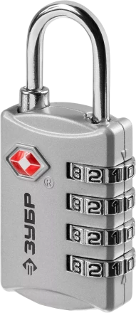 Замок багажный кодовый TSA 4 диска серия ПРОФЕССИОНАЛ купить в Сургуте