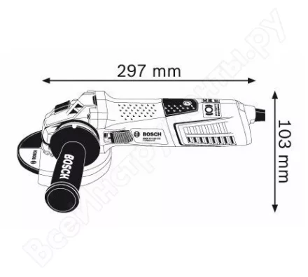 УШМ BOSCH GWS 12-125 CIX (0.601.793.102) купить в Сургуте